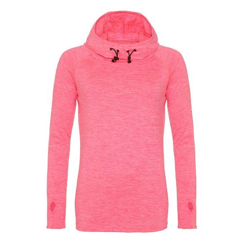 Awdis Just Cool Women's Cool Cowl Neck Top Electric Pink Melange